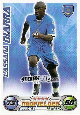 Sticker Lassana Diarra - English Premier League 2008-2009. Match Attax - Topps