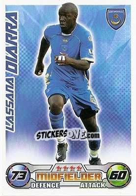 Sticker Lassana Diarra - English Premier League 2008-2009. Match Attax n. 242 - Topps