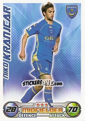 Sticker Niko Kranjcar - English Premier League 2008-2009. Match Attax n. 243 - Topps