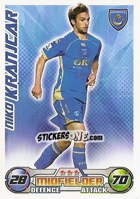 Sticker Niko Kranjcar - English Premier League 2008-2009. Match Attax - Topps