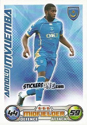 Sticker Arnold Mvuemba - English Premier League 2008-2009. Match Attax n. 245 - Topps