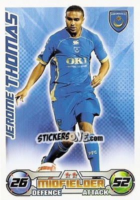Sticker Jerome Thomas - English Premier League 2008-2009. Match Attax n. 246 - Topps
