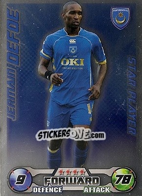 Sticker Jermain Defoe - English Premier League 2008-2009. Match Attax n. 252 - Topps