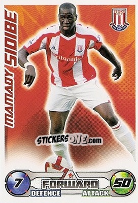 Sticker Mamady Sidibe - English Premier League 2008-2009. Match Attax n. 267 - Topps