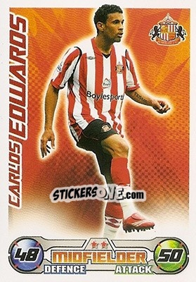 Cromo Carlos Edwards - English Premier League 2008-2009. Match Attax - Topps