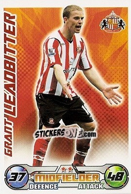 Sticker Grant Leadbitter - English Premier League 2008-2009. Match Attax - Topps