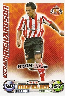 Sticker Kieran Richardson - English Premier League 2008-2009. Match Attax - Topps