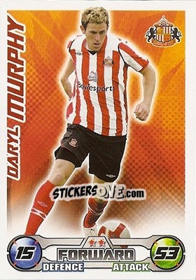 Sticker Daryl Murphy - English Premier League 2008-2009. Match Attax n. 283 - Topps