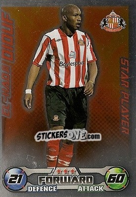 Sticker El-Hadji Diouf - English Premier League 2008-2009. Match Attax n. 288 - Topps