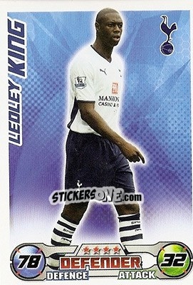Sticker Ledley King - English Premier League 2008-2009. Match Attax n. 291 - Topps