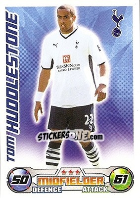 Sticker Tom Huddlestone - English Premier League 2008-2009. Match Attax - Topps