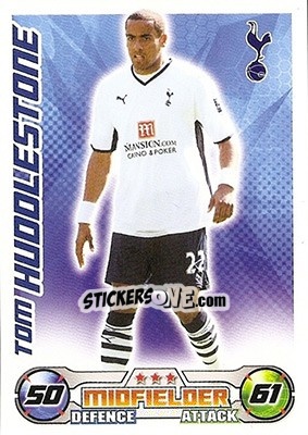 Sticker Tom Huddlestone - English Premier League 2008-2009. Match Attax n. 299 - Topps