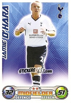 Sticker Jamie O'Hara - English Premier League 2008-2009. Match Attax n. 300 - Topps