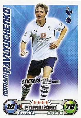 Cromo Roman Pavluchenko - English Premier League 2008-2009. Match Attax n. 304 - Topps