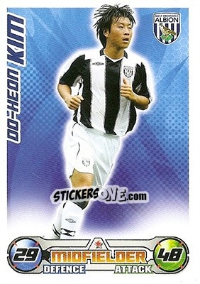 Sticker Do-Heon Kim - English Premier League 2008-2009. Match Attax n. 315 - Topps