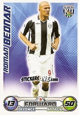 Sticker Roman Bednar - English Premier League 2008-2009. Match Attax - Topps