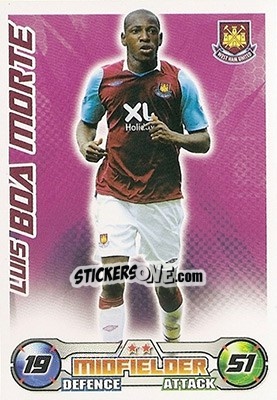 Sticker Luis Boa Morte - English Premier League 2008-2009. Match Attax - Topps