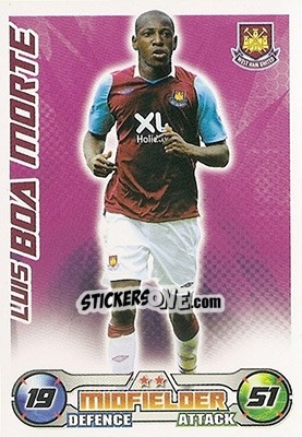Sticker Luis Boa Morte - English Premier League 2008-2009. Match Attax n. 329 - Topps