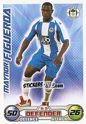 Sticker Maynor Figueroa - English Premier League 2008-2009. Match Attax n. 347 - Topps