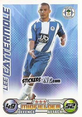Cromo Lee Cattermole - English Premier League 2008-2009. Match Attax n. 353 - Topps