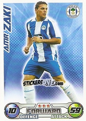 Sticker Amr Zaki - English Premier League 2008-2009. Match Attax - Topps