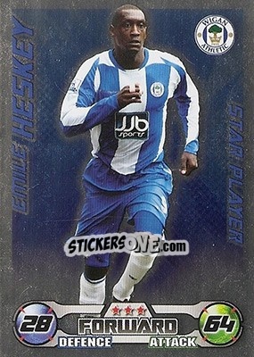 Sticker Emile Heskey - English Premier League 2008-2009. Match Attax - Topps