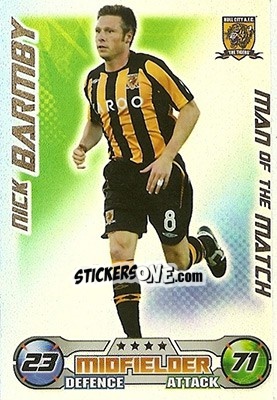 Sticker Nick Barmby - English Premier League 2008-2009. Match Attax n. 383 - Topps