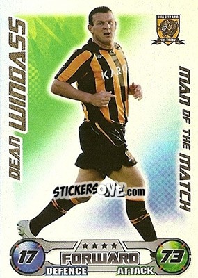 Sticker Dean Windass - English Premier League 2008-2009. Match Attax - Topps