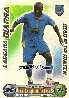 Sticker Lassana Diarra - English Premier League 2008-2009. Match Attax n. 400 - Topps
