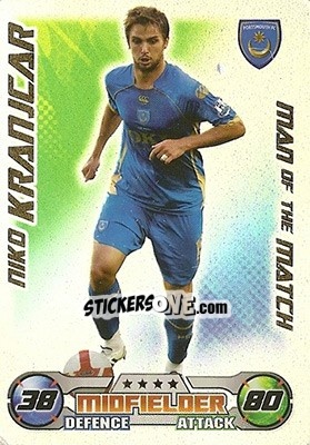 Sticker Niko Kranjcar - English Premier League 2008-2009. Match Attax - Topps
