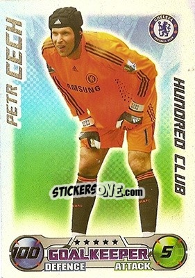 Sticker Petr Cech - English Premier League 2008-2009. Match Attax n. 422 - Topps