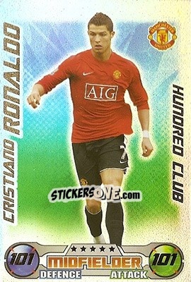 Sticker Cristiano Ronaldo - English Premier League 2008-2009. Match Attax n. 425 - Topps