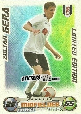 Sticker Zoltan Gera - English Premier League 2008-2009. Match Attax n. LE7 - Topps