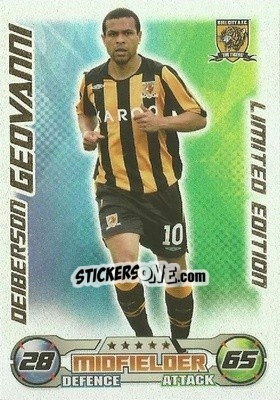 Sticker Deiberson Geovanni - English Premier League 2008-2009. Match Attax - Topps