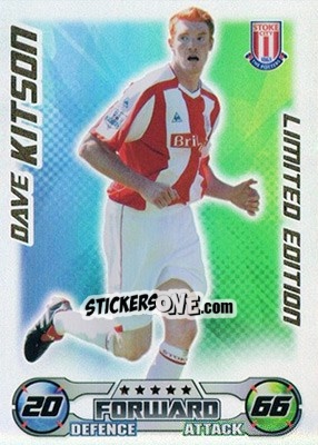 Cromo Dave Kitson - English Premier League 2008-2009. Match Attax - Topps