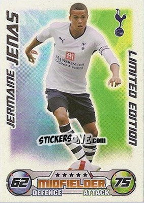 Sticker Jermaine Jenas - English Premier League 2008-2009. Match Attax n. LE18 - Topps