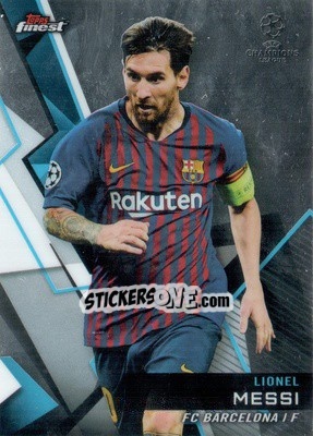 Sticker Lionel Messi - UEFA Champions League Finest 2018-2019 n. 1 - Topps