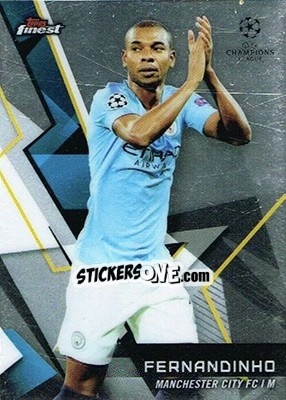 Sticker Fernandinho - UEFA Champions League Finest 2018-2019 n. 6 - Topps