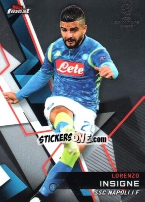 Sticker Lorenzo Insigne - UEFA Champions League Finest 2018-2019 n. 9 - Topps