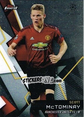 Sticker Scott McTominay - UEFA Champions League Finest 2018-2019 - Topps