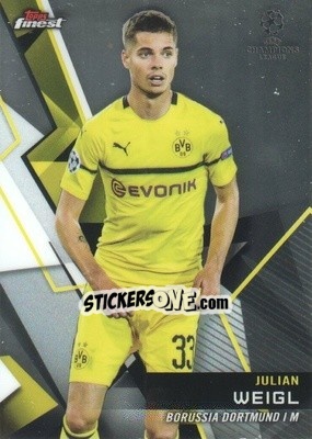 Sticker Julian Weigl - UEFA Champions League Finest 2018-2019 n. 18 - Topps