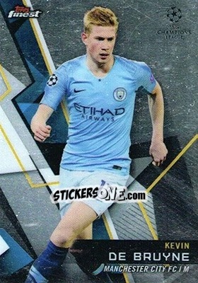 Sticker Kevin De Bruyne - UEFA Champions League Finest 2018-2019 n. 25 - Topps