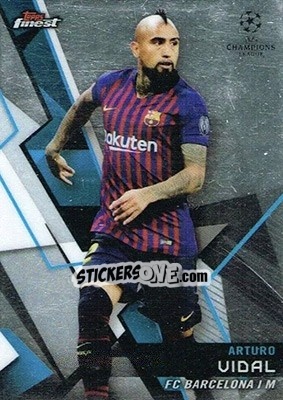 Sticker Arturo Vidal - UEFA Champions League Finest 2018-2019 n. 26 - Topps