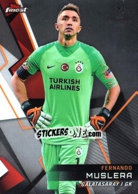Sticker Fernando Muslera - UEFA Champions League Finest 2018-2019 n. 31 - Topps