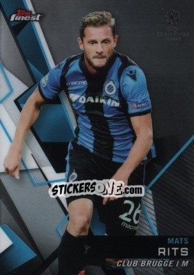 Sticker Mats Rits - UEFA Champions League Finest 2018-2019 n. 49 - Topps