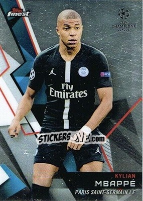 Sticker Kylian Mbappé - UEFA Champions League Finest 2018-2019 n. 50 - Topps