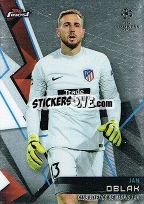 Sticker Jan Oblak - UEFA Champions League Finest 2018-2019 n. 59 - Topps