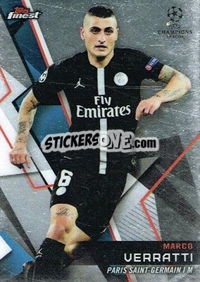 Sticker Marco Verratti - UEFA Champions League Finest 2018-2019 n. 60 - Topps