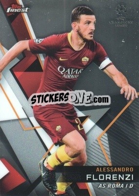 Sticker Alessandro Florenzi - UEFA Champions League Finest 2018-2019 n. 65 - Topps