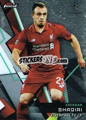 Sticker Xherdan Shaqiri - UEFA Champions League Finest 2018-2019 n. 74 - Topps